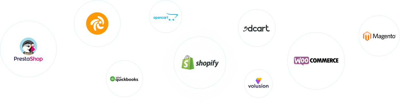 Ecommerce platform logos